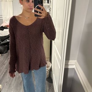 Vintage Havana Purple Knit Sweater